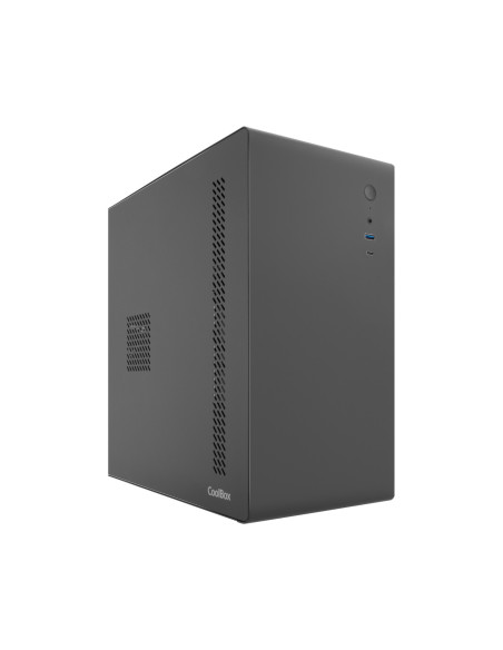 CoolBox CAJA MATX M640C USB-C 3.2 GEN1 FULLMETAL SIN FTE + 1 VENT. 90MM