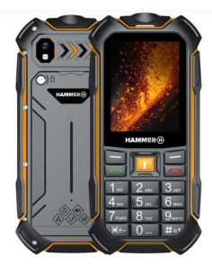 HAMMER Boost 2 LTE 6,1 cm (2.4") 241 g Negro, Amarillo Teléfono resistente