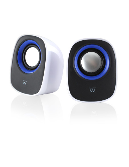 Ewent EW3513 altavoz De 1 vía Negro, Azul, Blanco Alámbrico 5 W