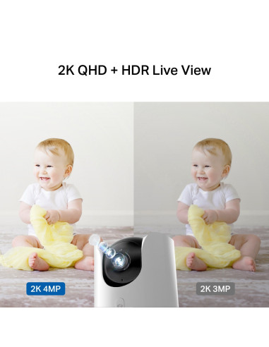 TP-Link Tapo C225 Torre Cámara de seguridad IP Interior 2560 x 1440 Pixeles Escritorio