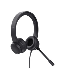 Trust HS-150 Auriculares Alámbrico Diadema Oficina Centro de llamadas Negro 2