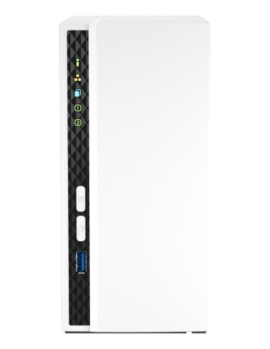 QNAP TS-233 servidor de almacenamiento NAS Torre ARM Cortex-A55 2 GB 0 TB QNAP QTS Blanco