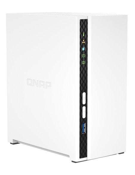 QNAP TS-233 servidor de almacenamiento NAS Torre ARM Cortex-A55 2 GB 0 TB QNAP QTS Blanco