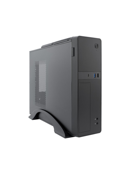 CoolBox CAJA MATX SLIM T310 USB-C 3.2 GEN1 + MULTILECTOR SD FTE.B500GR-S 500W
