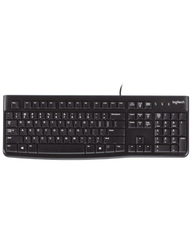 Logitech Keyboard K120 for Business teclado Universal USB QWERTY Español Negro
