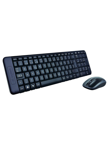 Logitech Wireless Combo MK220 teclado Ratón incluido Oficina USB Español Negro