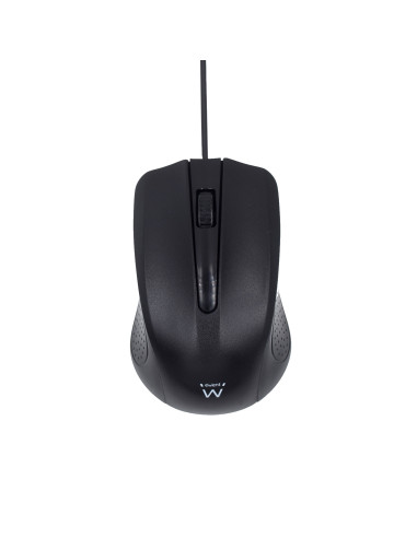 Ewent EW3300 ratón Oficina Ambidextro USB tipo A Óptico 1000 DPI