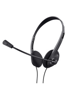 Trust 21665 auricular y casco Auriculares Alámbrico Dentro de oído Llamadas Música Negro