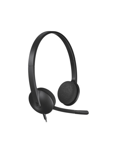 Logitech 981-000475 auricular y casco Auriculares Alámbrico Diadema Oficina Centro de llamadas USB tipo A Negro