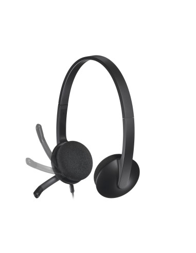 Logitech 981-000475 auricular y casco Auriculares Alámbrico Diadema Oficina Centro de llamadas USB tipo A Negro