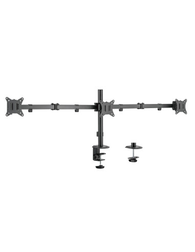 Ewent EW1513 soporte para monitor 68,6 cm (27") Escritorio Negro