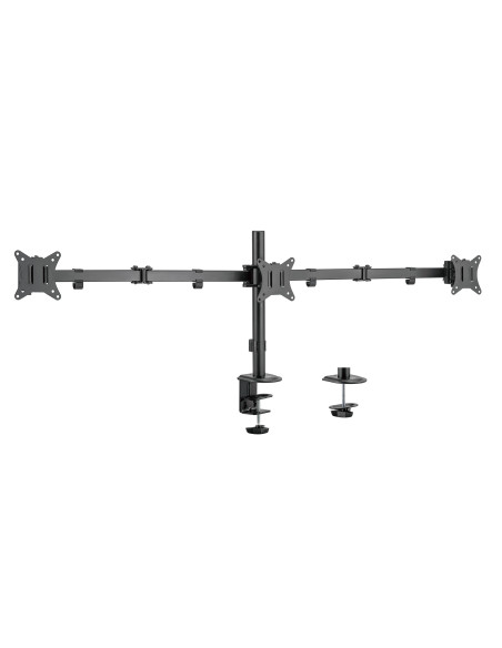 Ewent EW1513 soporte para monitor 68,6 cm (27") Escritorio Negro