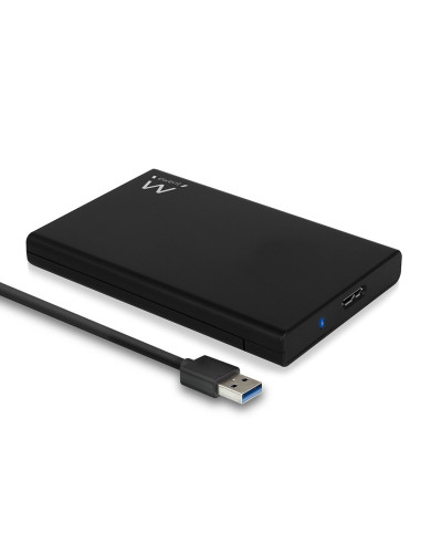Ewent EW7044 caja para disco duro externo Carcasa de disco duro SSD Negro 2.5"
