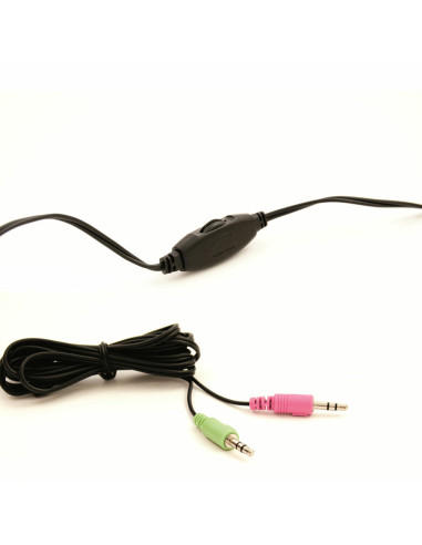 Ewent EW3563 auricular y casco Auriculares Alámbrico Diadema Llamadas Música Negro