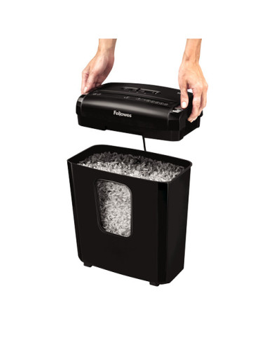 Fellowes Powershred 6M triturador de papel Microcorte Negro