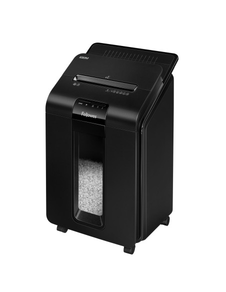 Fellowes AutoMax 100M triturador de papel Corte en partículas 22 cm Negro