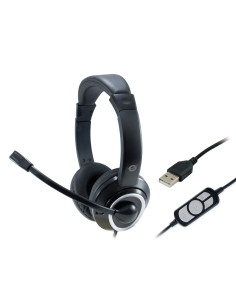 Conceptronic POLONA Auriculares Alámbrico Diadema Llamadas Música USB tipo A Negro 2