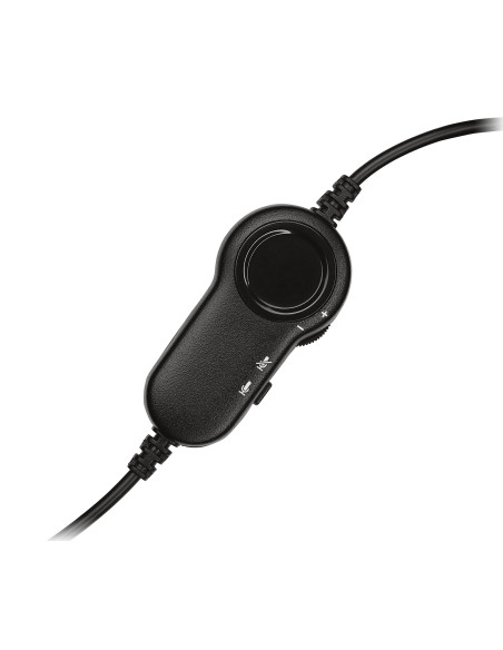 Logitech 981-000589 auricular y casco Auriculares Alámbrico Diadema Oficina Centro de llamadas Negro