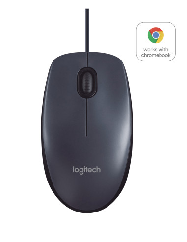 Logitech B100 ratón Oficina Ambidextro USB tipo A Óptico 800 DPI