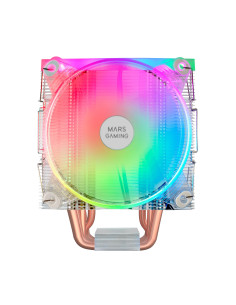 Mars Gaming Disipador CPU Triple ARGB, 6 Heatpipes HCT, TDP 220 W, 2 Ventiladores 12 cm, MCPU66 2