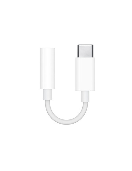 Apple MU7E2ZM A cable de teléfono móvil Blanco 3,5mm USB C
