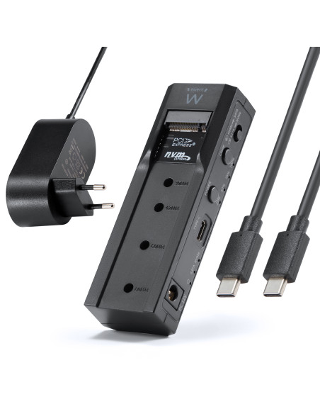 Ewent EW7065 caja para disco duro externo Carcasa de disco duro SSD Negro 2.5 3.5"