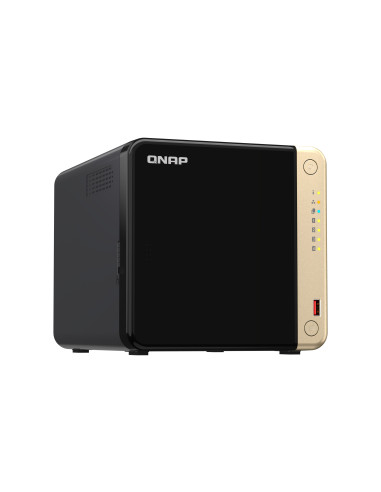 QNAP TS-464 NAS Torre Intel® Celeron® N5095 8 GB DDR4 0 TB QNAP QTS Negro