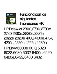 HP Cartucho de tinta Original 305XL de alta capacidad negro