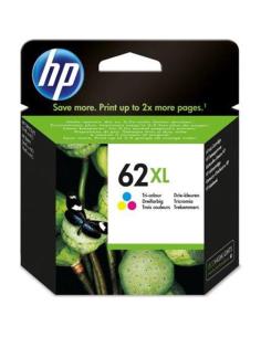 HP Cartucho de tinta original 62XL de alta capacidad tricolor