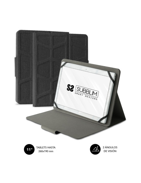 SUBBLIM Funda Tablet alta protección Extreme tablet Case 9,6-11" Black