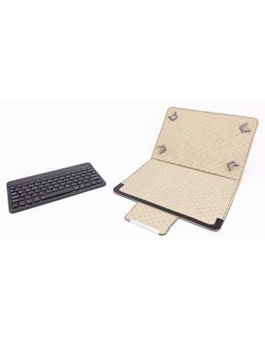 TALIUS TAL-CV3007BLK funda para tablet 25,4 cm (10") Funda delantera Negro