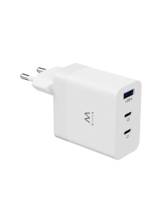 Ewent EW1323 cargador de dispositivo móvil Universal Blanco Corriente alterna Carga rápida Interior