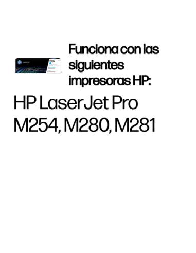 HP Cartucho de tóner Original LaserJet 203A cian