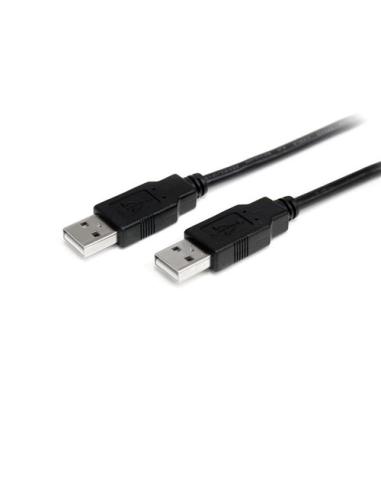StarTech.com Cable de 1m USB 2.0 Alta Velocidad Macho a Macho USB A - Negro