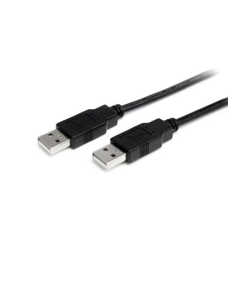 StarTech.com Cable de 1m USB 2.0 Alta Velocidad Macho a Macho USB A - Negro