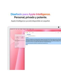 Apple iMac Apple M M4 59,7 cm (23.5") 4480 x 2520 Pixeles PC todo en uno 16 GB 256 GB SSD macOS Sequoia Wi-Fi 6E (802.11ax) Rosa