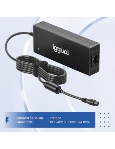 iggual Cargador Universal Automático CUA-6T-240W