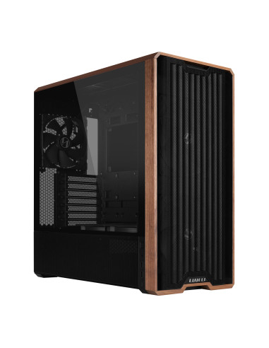 Lian Li Lancool LAN217X carcasa de ordenador Midi Tower Negro, Madera