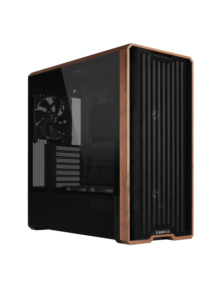 Lian Li Lancool LAN217X carcasa de ordenador Midi Tower Negro, Madera