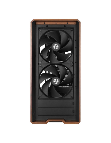 Lian Li Lancool LAN217X carcasa de ordenador Midi Tower Negro, Madera