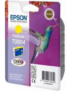 Epson Hummingbird Singlepack Yellow T0804 Claria Photographic Ink 2