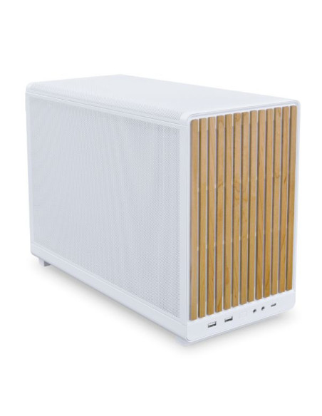 Lian Li A3-mATX Micro Torre Blanco, Madera