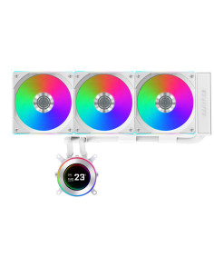Lian Li GA II Hydroshift II LCD-C 360CL Procesador Sistema de refrigeración líquida todo en uno 12 cm Blanco 1 pieza(s)