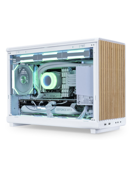 Lian Li A3-mATX Micro Torre Blanco, Madera