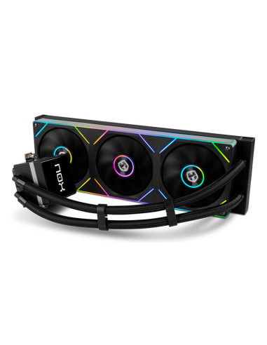 NOX Hummer M-360 LCD|Kit RL Magnético ARGB Negro