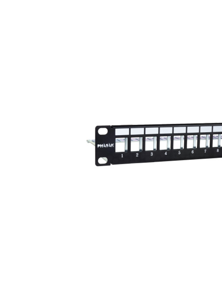 Phasak Panel frontal 19" RJ45 24P FTP Cat.6 Dual Block RJ45 - PA 3524