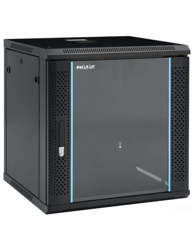 Phasak Rack mural 19" Pro 12U 600x600 Montado - PHO 3112