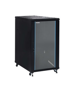 Phasak Armario Rack PRO 19" 27U 600 x 600 negro con ventilación - PHO 6627 (desmontado) 2
