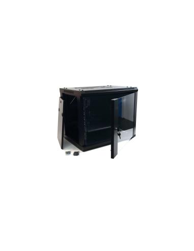ARMARIO RACK 9U 60X60 CON TERMOSTATO 2 VENTILADORES 1 BANDEJA