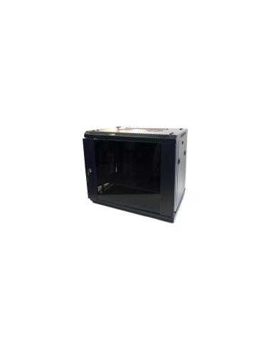 ARMARIO RACK 9U 60X60 CON TERMOSTATO 2 VENTILADORES 1 BANDEJA